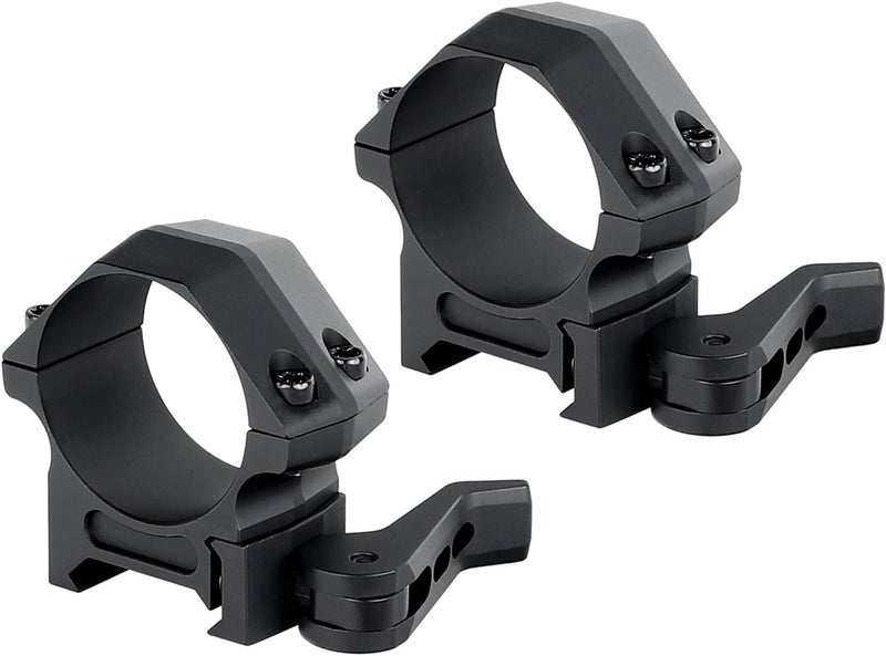 ohhunt 30mm Scope Rings Quick Detach Scope Rings 30mm Low | Medium | High Profile QD 30 mm Scope Rings 7075 Series Aluminum - Image 1